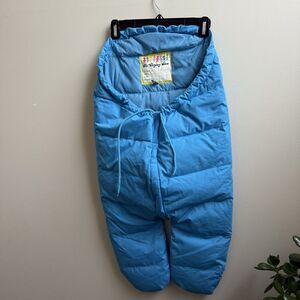 vintage L.L.Bean The Company Store Snow Bunting Blue Snowsuit Down One Size
